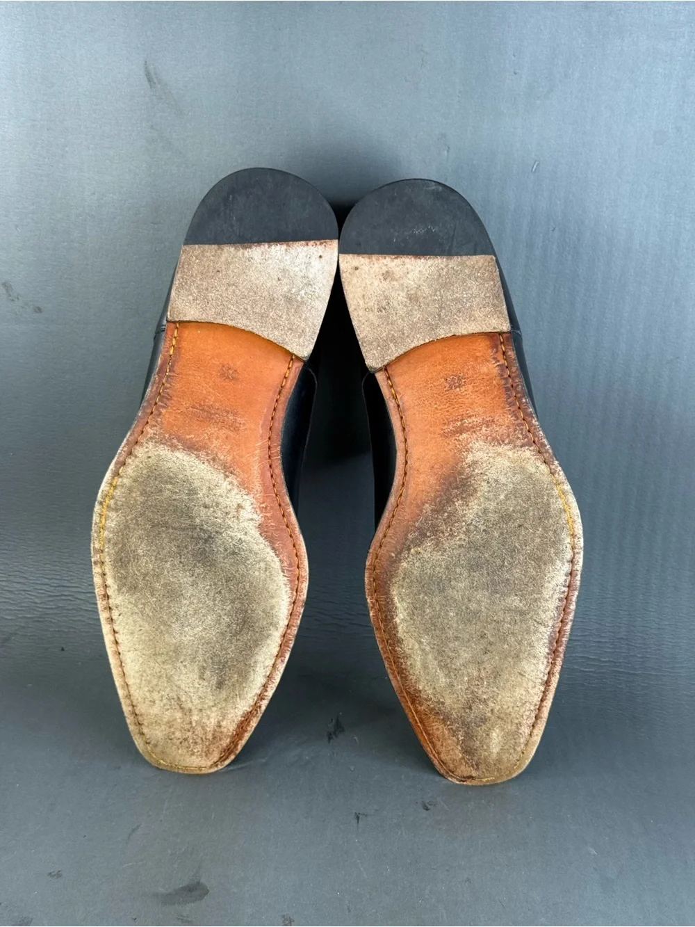 Magnanni Marco black single monk strap Oxford leather shoes men’s size  9.5